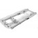 Chrome Wideglide Billet Front End 2" Over Stock 3 Degree Raked Dual or Single Disc for Harley Davidson 2000-Up Models