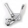 Chrome Billet Forward Controls for Harley-Davidson Big Twins 2000-up
