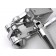 Chrome Billet Forward Controls for Harley-Davidson Big Twins 2000-up