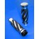 Chrome Billet 6-Rail Custom Hand Grips Set for Harley-Davidson Handlebars 