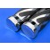 Chrome Billet 6-Rail Custom Hand Grips Set for Harley-Davidson Handlebars 