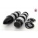 Blackout Kit. El Diablo 16" Black Ape Hangers with Black Hand Controls Switches Grips and Mirrors for Harley-Davidson