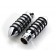 Chrome Billet Hand Grips RETRO 60's Bullet Tips for Harley-Davidson 