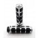 Chrome Billet ISO Grips for Harley 08-Up Tourng Throttle Fly-by-Wire Models by Kuryakyn