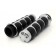 Chrome Billet ISO Grips for Harley 08-Up Tourng Throttle Fly-by-Wire Models by Kuryakyn
