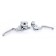 16" Rise Black Frisco Chubby Ape Hangers 1-1/4" Diameter with Hand Controls and Switches for Harley Motorcycles