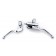 Chrome Hand Controls for 1996-Up Single Disc Harley-Davidson Handlebars