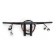 1-1/4" Black Handlebars T-Bars 6" Rise with Internal Wires + Switches for Harley-Davidson