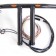 Black 1-1/4" Handlebars T-Bars with Built-In Blinkers 8" Rise with Hand Controls + Switches for Harley-Davidson