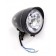 Bobber Gloss Black Headlight with Visor Light Lights fits Harley-Davidson Motorcycle