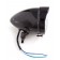 Bobber Gloss Black Headlight with Visor Light Lights fits Harley-Davidson Motorcycle