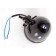 Bobber Gloss Black Headlight with Visor Light Lights fits Harley-Davidson Motorcycle