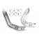 Chrome Heat Shields for Big Growl Harley-Davidson Evolution Motor Exhausts