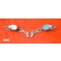 Chrome Billet Mirrors Flamed Stems 3D Flames for Harey and Other Motorcycles
