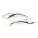 Chrome Billet Convex Mirrors Set (Golf style) for Harley-Davidson and Metric Motorcycles