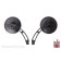Blackout Kit. El Diablo 16" Black Ape Hangers with Black Hand Controls Switches Grips and Mirrors for Harley-Davidson