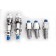 Chrome Billet Convex Mirrors Set (Golf style) for Harley-Davidson and Metric Motorcycles