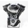 Black El Bruto 113ci Complete Driveline Open Belt Primary 6 spd Transmission for Harley-Davidson