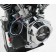 Black El Bruto 113ci Complete Driveline Open Belt Primary 6 spd Transmission for Harley-Davidson