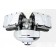 Black El Bruto 113ci Complete Driveline Open Belt Primary 6 spd Transmission for Harley-Davidson