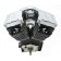 Black El Bruto 113ci Complete Driveline Open Belt Primary 6 spd Transmission for Harley-Davidson