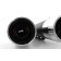 3.5" Harley-Davidson FLH FLT Dresser Road King Exhaust Mufflers Black with Chrome Tips