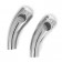 3" Chrome Billet Handlebars Custom Risers 1" Pull-back for Harley-Davidson Motorcycle Front Ends