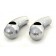 3" Chrome Billet Handlebars Custom Risers 1" Pull-back for Harley-Davidson Motorcycle Front Ends