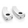4" Chrome Billet Handlebars Custom Risers 1.25" Pull-back for Harley-Davidson Motorcycle Front Ends