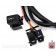 Blackout Kit. El Diablo 16" Black Ape Hangers with Black Hand Controls Switches Grips and Mirrors for Harley-Davidson