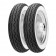 Set of 2 Whitewall "GANGSTER" AVON Tires Front and Rear MT90- 16" for Harley-Davidson