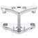 10" Wide Glide Smooth No Rake Triple Trees for Harley-Davidson 41mm Front Ends