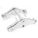 10" Wide Glide Smooth No Rake Triple Trees for Harley-Davidson 41mm Front Ends